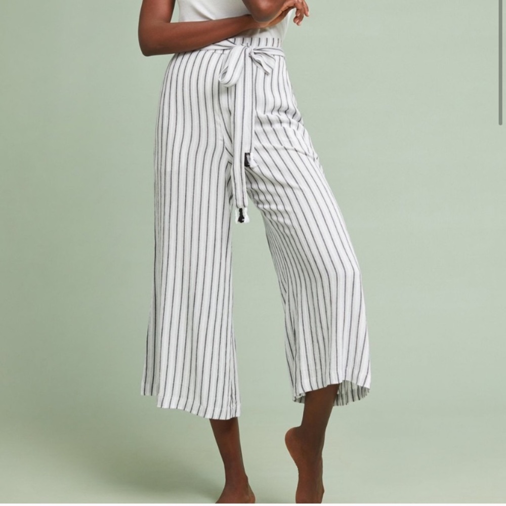 Striped loose pants